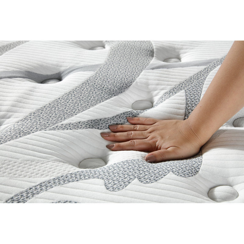 Matelas hybride à plateau-coussin moelleux 13,5 po Casandra, Double