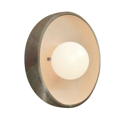 Kamra Ambiance - Flush Coupe ADA Wall Sconce - Antique Gold