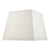 30cm H Faux Silk Square Lamp Shade ( Screw On ) in Ivory