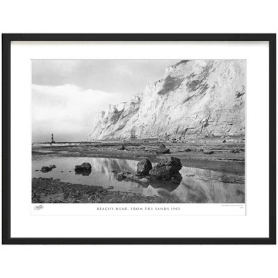 Beachy Head, From The Sands 1903 by Francis Frith - Single Picture Frame Print