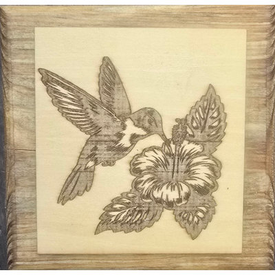 Wall Plaque of Hummingbird