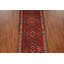 Geometric Red   Runner Rug 4x10