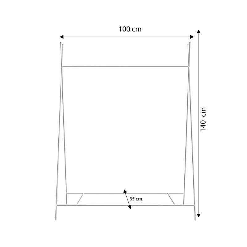 Nebras Solid + Manufactured Wood Wardrobe