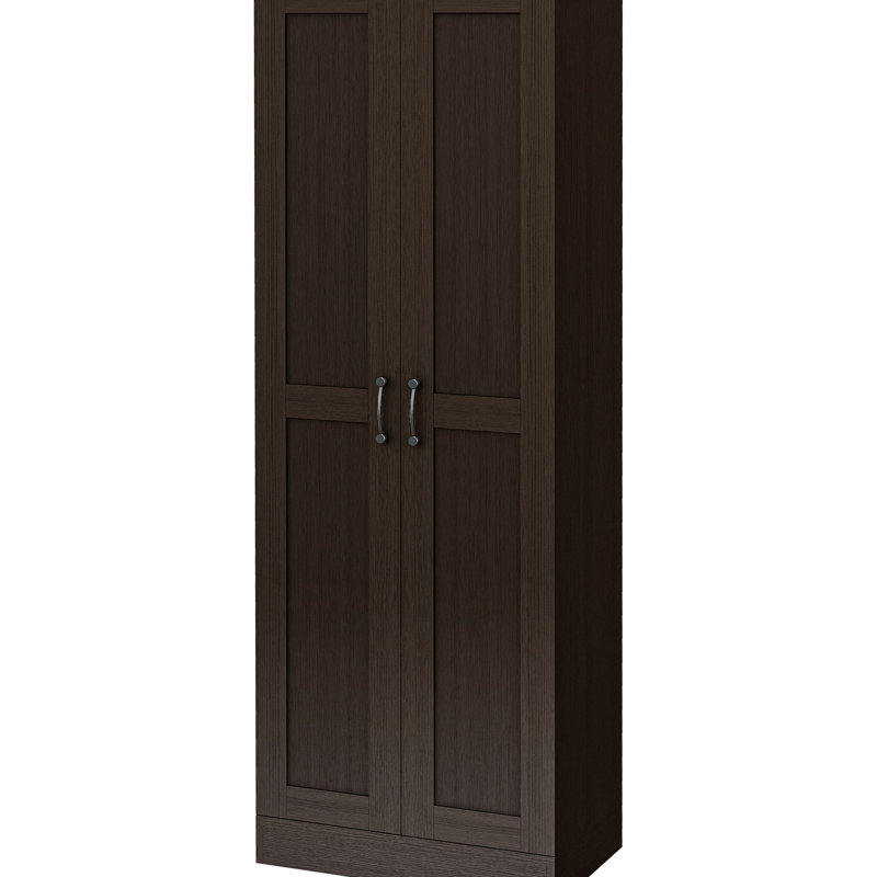 Armoire de rangement de 69 po de hauteur, tablettes mobiles, garde-manger moderne, porte à fermeture en douceur, armoire à café
