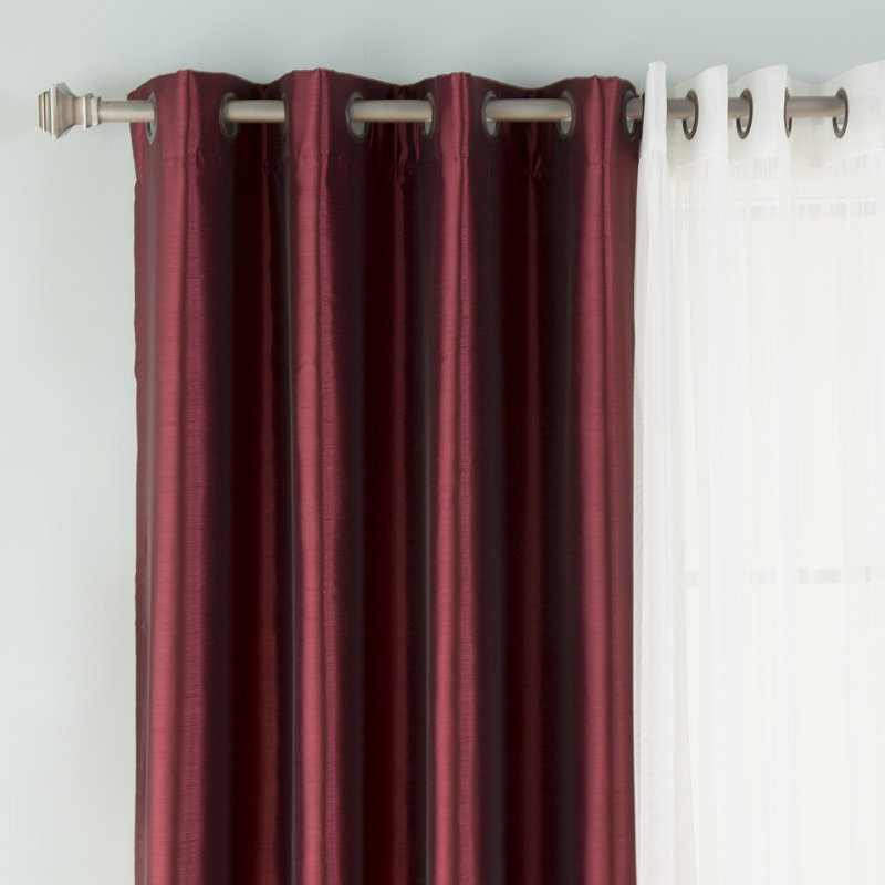 Styrkar Blackout Curtain, Burgundy
