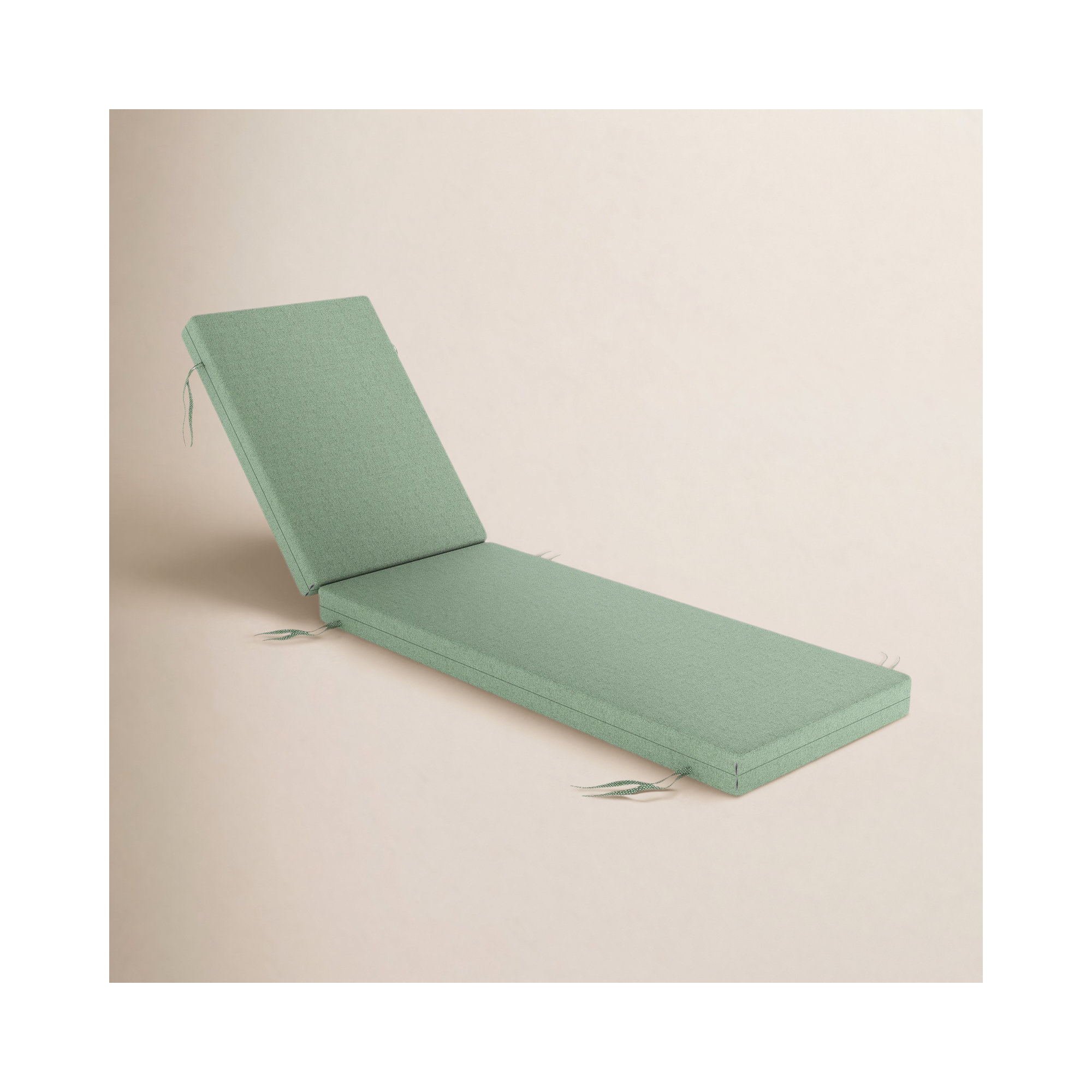 Lani Sunbrella® Outdoor Chaise Lounge Cushion, 21" W x 78" D, Sunbrella Bliss Aloe