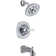 Addison Diverter Tub and Shower Faucet with Lever Handle and Monitor