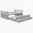 Platform Bed With Trundle And Drawers-621780518
