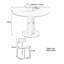 Modern Round Dining Table,Stainless Base-1371451939