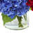 Hydrangeas in Glass Vase