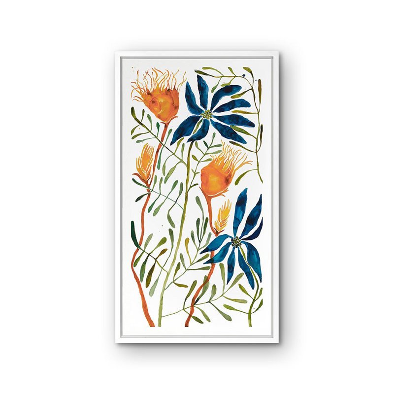 Wildflowers 15 Print by Bigham, Judith, White Framed Paper