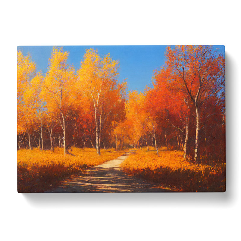 Blooming Autumn Forest - Wrapped Canvas, 40cm H x 60cm W x 3cm D