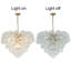 Lustre à intensité variable à 9 lumières Zachory