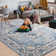 Straub Large Tranditional Rugs Living Room Rug Washable Bedroom Rug Non-Slip Colorful Vintage Accent Floor Carpet For Home DecorCream