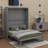 Queen Murphy Bed With Shelves