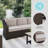 Martha Stewart Bedford Outdoor Modular Rattan Wicker Sofa With All-Weather Cushions-109713850-109713853