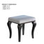 Ensemble de meuble-lavabo 1Pc avec tabourets rembourrés Glam Style 8Mm-1675159318