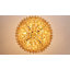 Lustre 36 "à abat-jour en verre avec ampoules-111170015