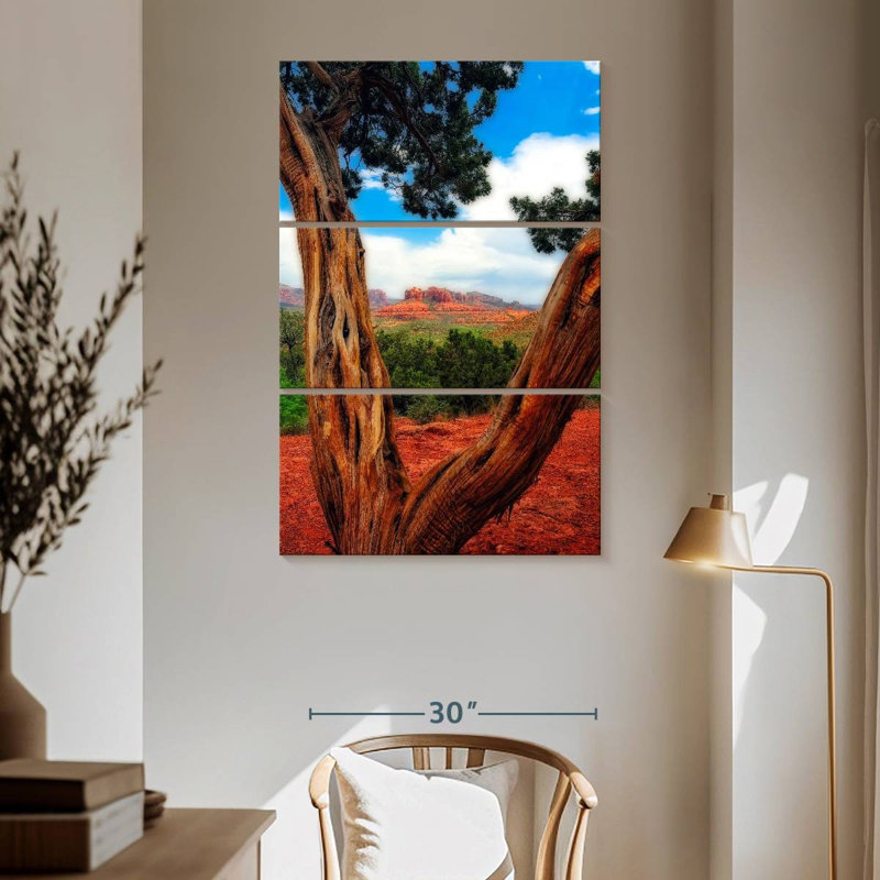 Nicci Desert Reds, 65" H x 42" W