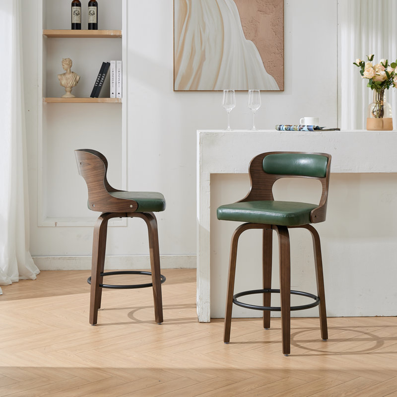 Swivel Counter & Bar Stools, Green