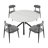 Estefanita Fabric Upholstered Metal Dining Chair-1148979303-1172259040