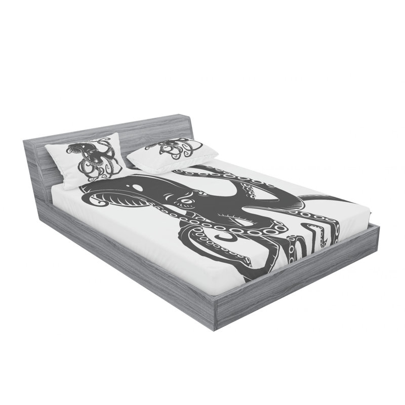 Microfiber Sheet Set, Full Sheet Set with Fitted Sheet