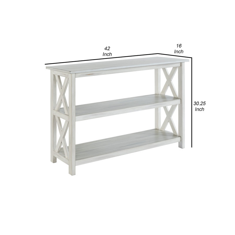 Talon 42'' Solid Wood Console Table