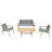 Modena 4 - Person Patio Conversation Set