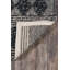 Tapis gris anthracite / beige tissé à la main Altie-31334835