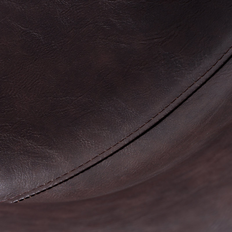 Moira Upholstered Side Chair in Dark Brown