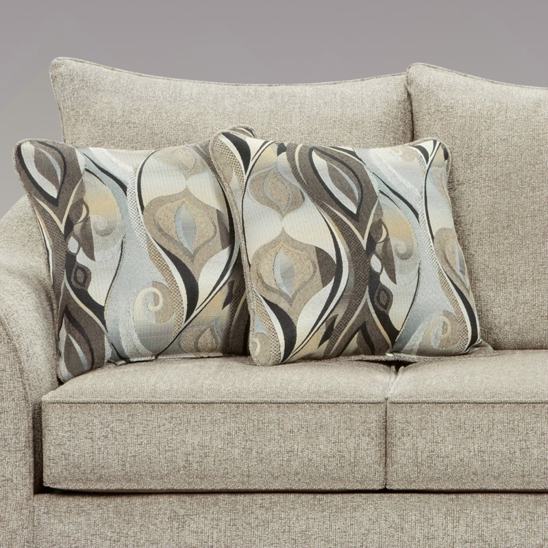 Causeuse en tissu Camero Platinum, Gris