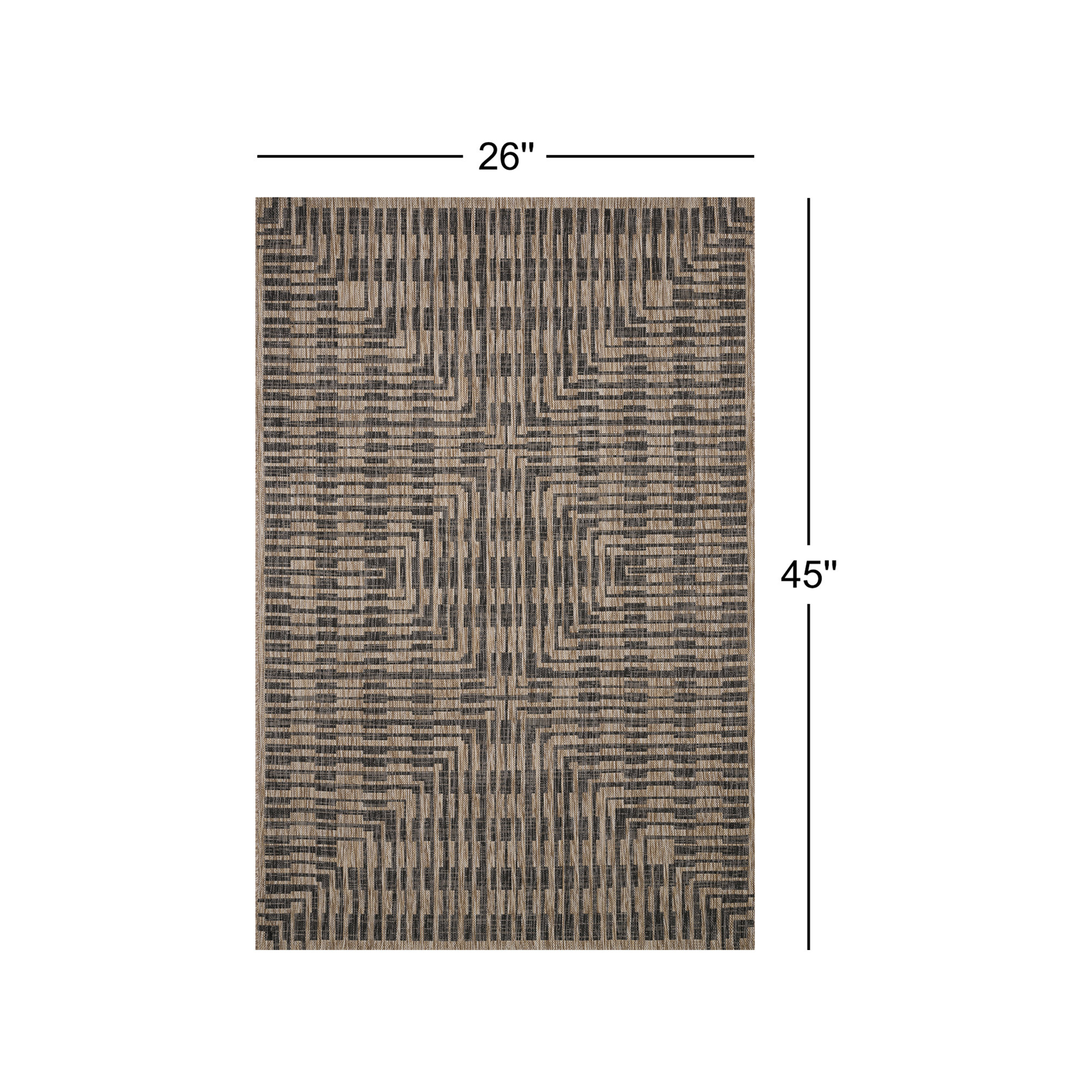 Tiza Indoor/Outdoor Rug, Rectangle 2'2" x 3'9"