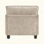 Causeuse de style moderne, moelleux, tissu d'ameublement en chenille, tissu de salon contemporain, 1 pièce, contreplaqué durable-121069120