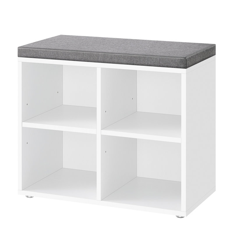 4 Pair Shoe Storage Bench