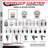 4 Piece Nylon Wheel Caster Set-105479515