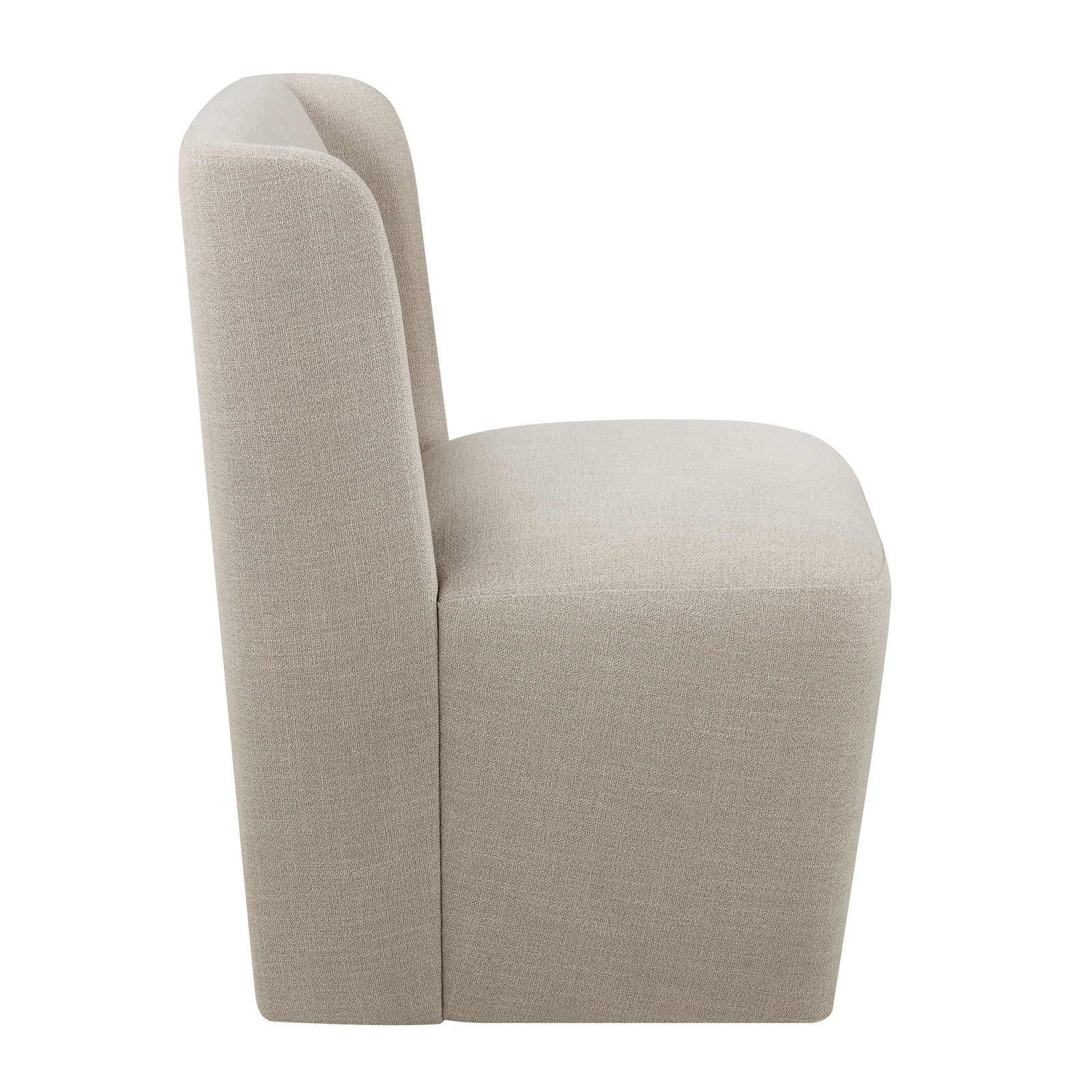 Ardeth Dining Chair, Effie Flax Performance Linen, 33" H x 23.23" W x 26" D