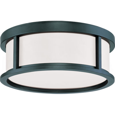 Plafonnier encastré tambour 2 lumières 13,1 po Floyd