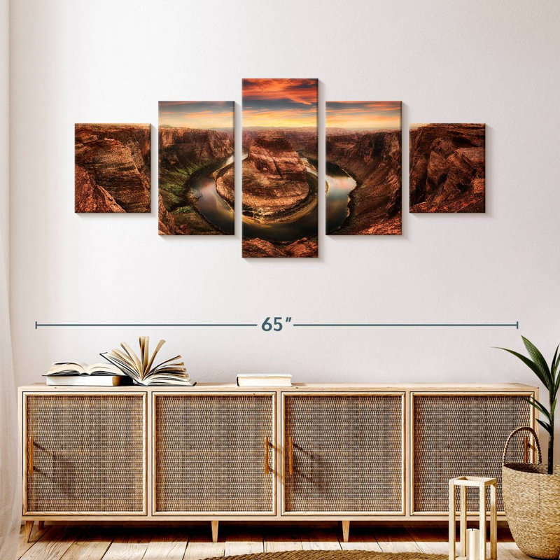 Horseshoe Bend Panorama, 24" H x 55" W