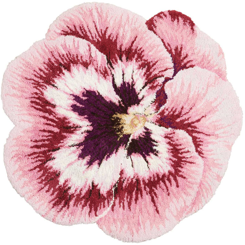 Wendover Floral Indoor Rug, Round 4' x 4'