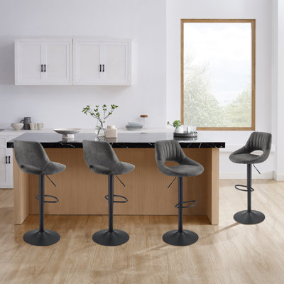 Licon Height Adjustable Swivel Bar Stool