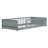 Twin size Floor Platform Bed with Built-in Book Rack-1490287415