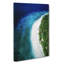 Maldives Paradise Beach In Abstract - Wrapped Canvas Painting-55310459