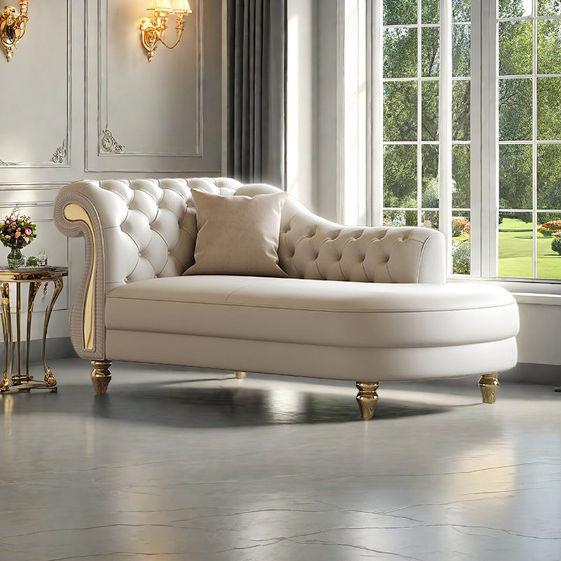 Méridiennes d'intérieur modernes Modern, Orienté à gauche (vu de face), Beige