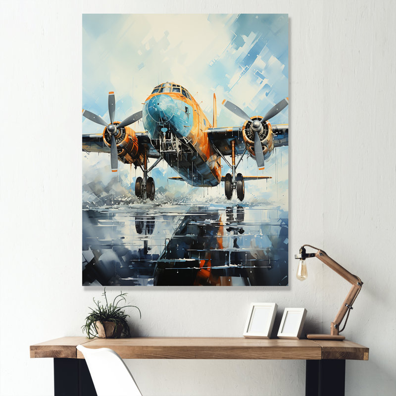 Vol de la liberté - impressions sur toile militaire, H 44 po x l 34 po x P 1,5 po, Toile tendue