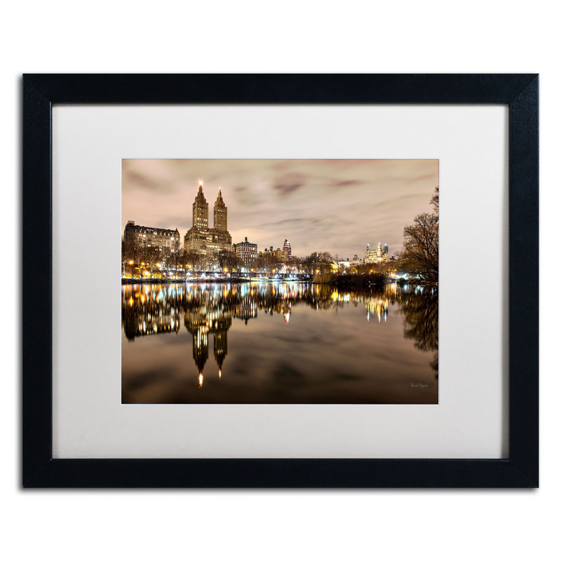 Central Park West Landscape Acrylic Framed Canvas Print