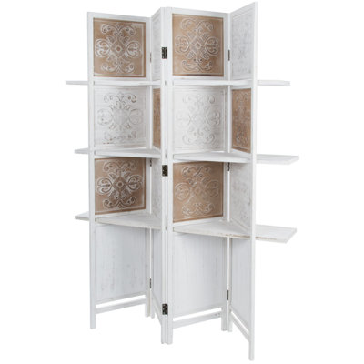 Paravent Dowdle mit 4 Paneelen