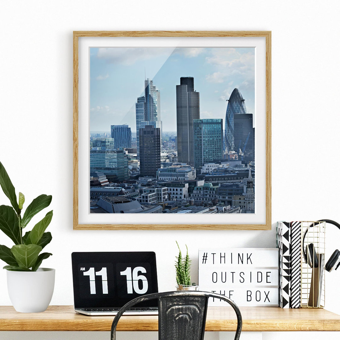 Gerahmter Fotodruck London Skyline