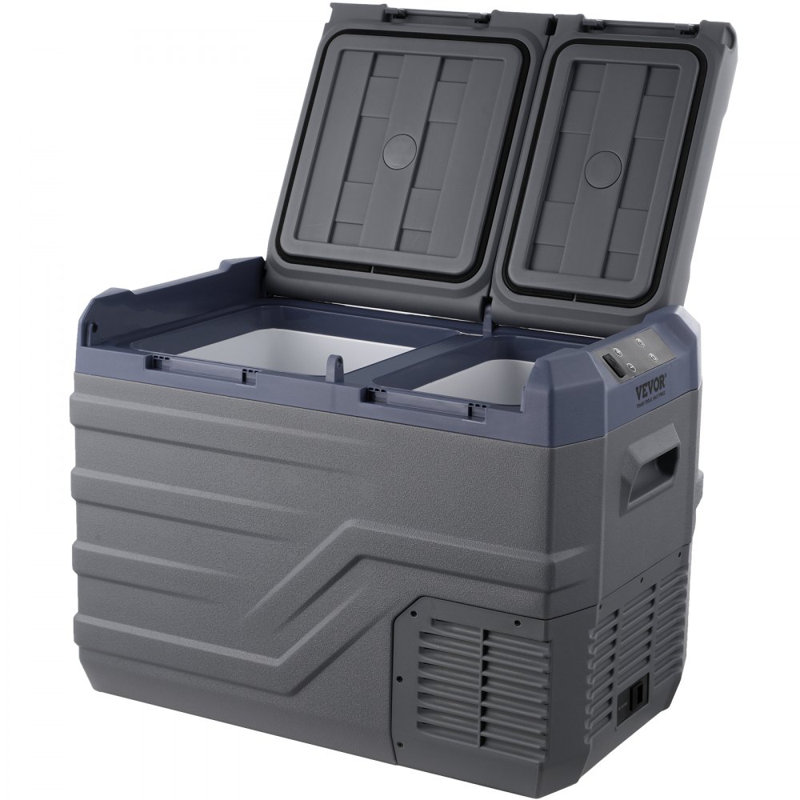 Portable Car Refrigerator Freezer Compressor 32 L Dual Zone for Car Home