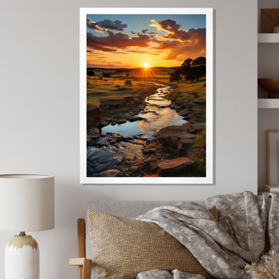 " Oklahoma River Landscape I "