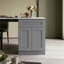 Armoires de cuisine avec tiroirs, armoire de rangement de 24 po de profondeur avec portes et tablettes Shaker de 24 po de largeur, meubles modernes en bois massif, facile à assembler pour le garde-manger, buanderie, café-bar - gris foncé-119713349